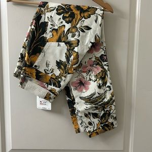 Desigual Floral Pants US Size 8